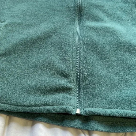 Woolrich Fleece Vest Seafoam Green Zip Up 2 Pockets Women's Size XL - Picture 5 of 6
